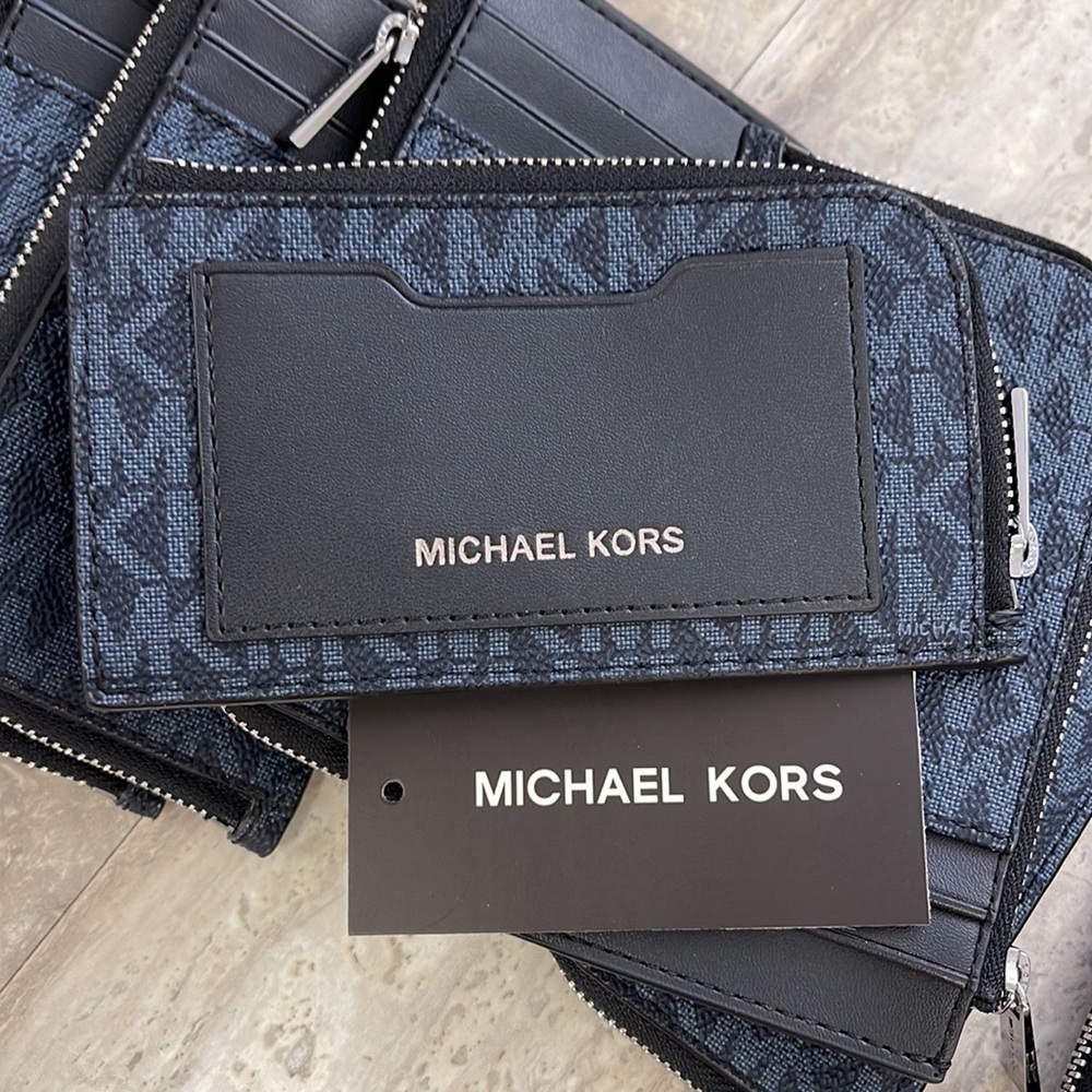 Michael Kors L Zip Mini Wallet Admiral NWT - Picture 16 of 16